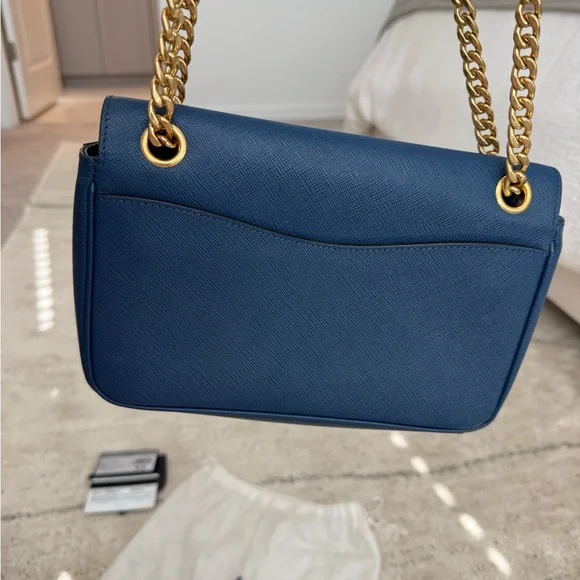 Prada Milano Navy Blue Shoulder Bag - Picture 6 of 11